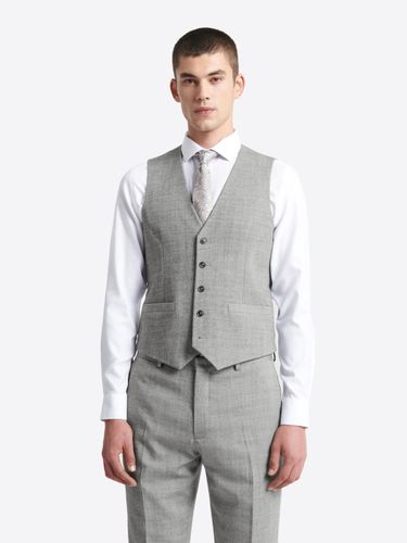 Gilet de costume chiné en laine - Devred - Modalova