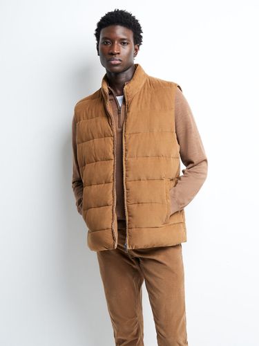 Gilet sans manche zippé en velours - Devred - Modalova