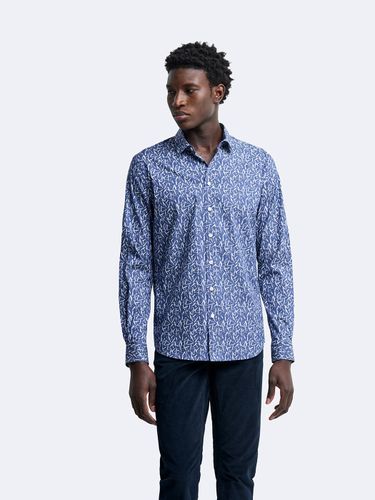 Chemise extra-slim stretch géométrique - Devred - Modalova