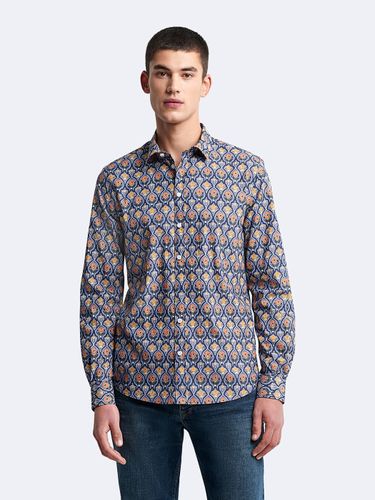 Chemise extra-slim stretch fleurie - Devred - Modalova