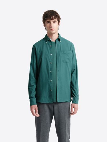 Chemise slim en coton esprit flanelle - Devred - Modalova