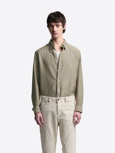 Chemise slim en coton bio unie - Devred - Modalova