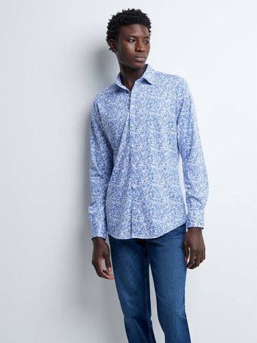 Chemise extra-slim fleurie - Devred - Modalova