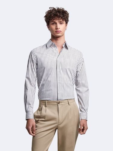 Chemise stretch rayée en coton - Devred - Modalova