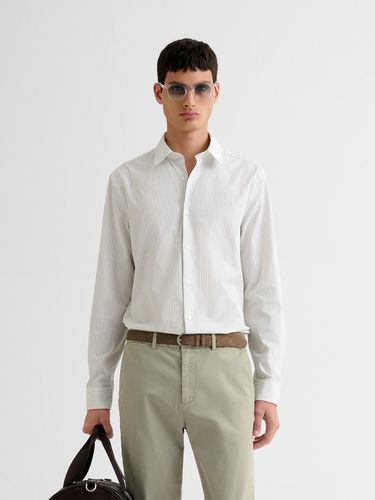 Chemise slim en coton rayée - Devred - Modalova