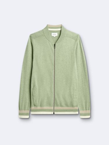 Cardigan col teddy en coton - Devred - Modalova
