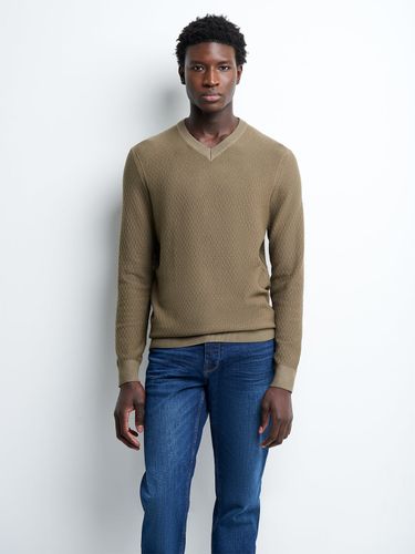 Pull col V en viscose certifiée - Devred - Modalova