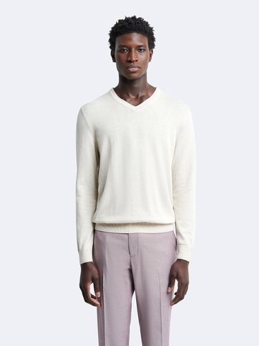 Pull col V en coton bio - Devred - Modalova