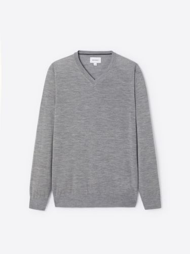 Pull col v 100% laine mérinos - Devred - Modalova