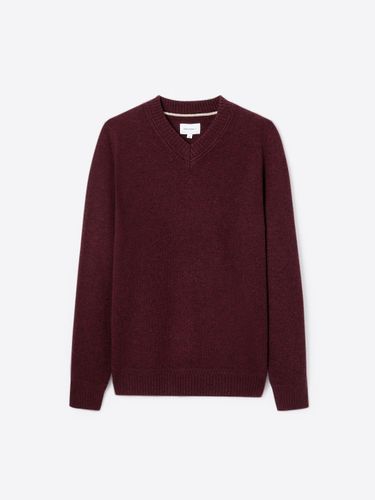 Pull col v en laine mélangée - Devred - Modalova
