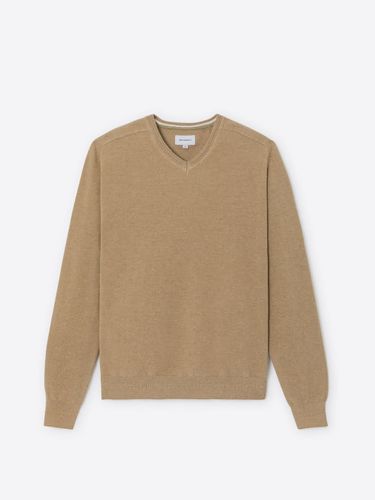 Pull col V en coton bio - Devred - Modalova