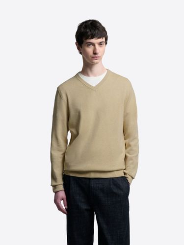 Pull col V en coton bio - Devred - Modalova
