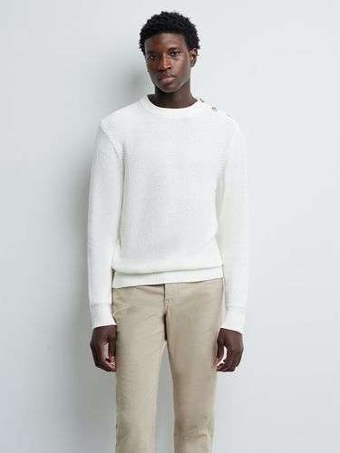 Pull col rond en coton - Devred - Modalova