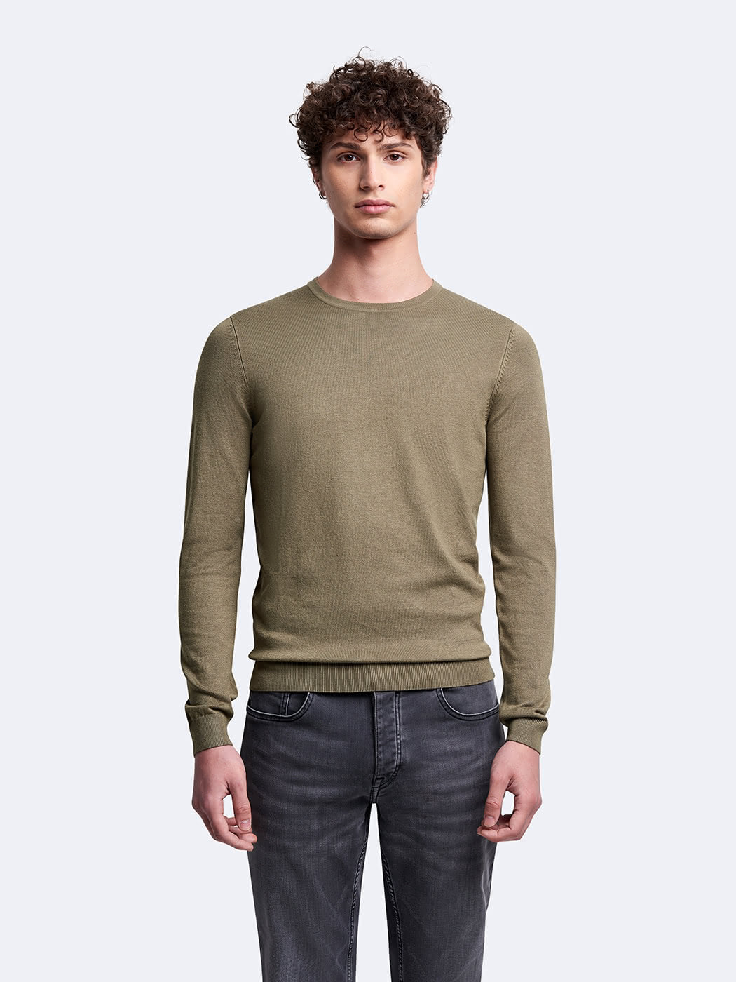 Pull col rond en viscose certifiée - Devred - Modalova