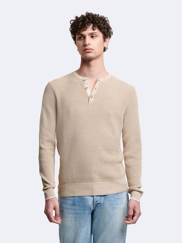 Pull col tunisien en coton - Devred - Modalova