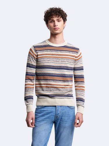 Pull col rond en coton mélangé - Devred - Modalova