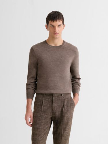 Pull col rond en laine Mérinos - Devred - Modalova