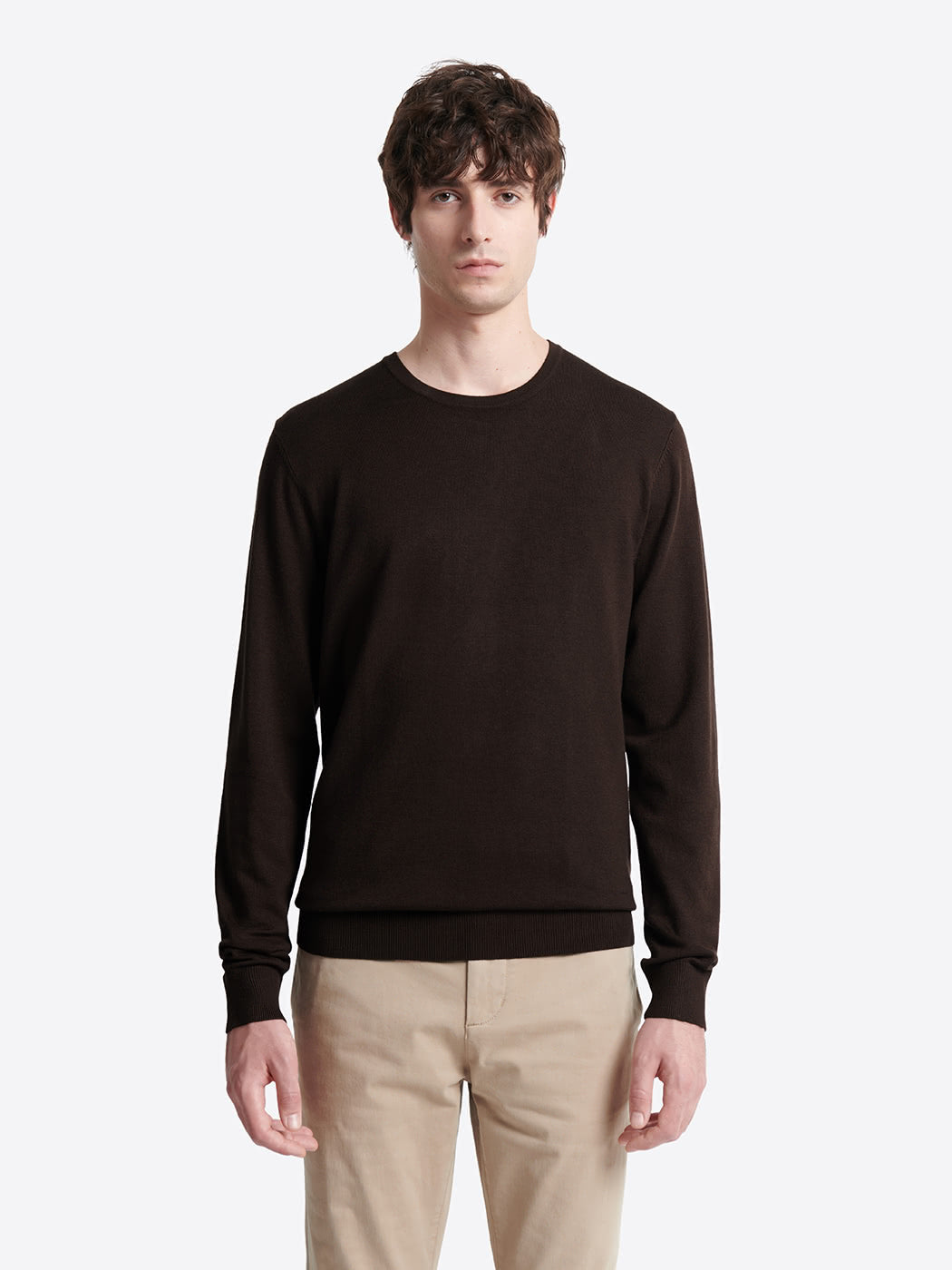 Pull à col rond 100% viscose certifiée - Devred - Modalova