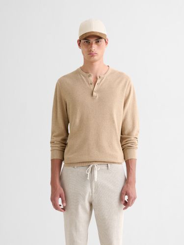 Pull boutonné en coton biologique - Devred - Modalova
