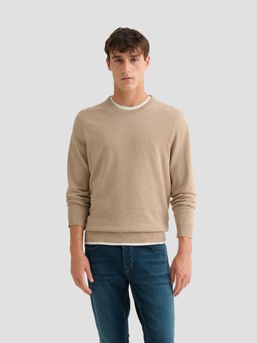 Pull col rond en coton biologique - Devred - Modalova