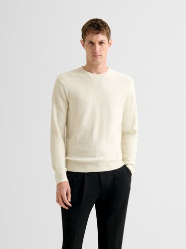 Pull col rond en coton cachemire - Devred - Modalova