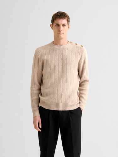 Pull col rond maille torsadée - Devred - Modalova