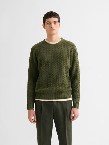 Pull col rond en maille torsadée - Devred - Modalova