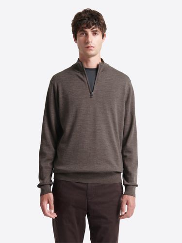 Pull col cheminée zip 100% laine mérinos - Devred - Modalova