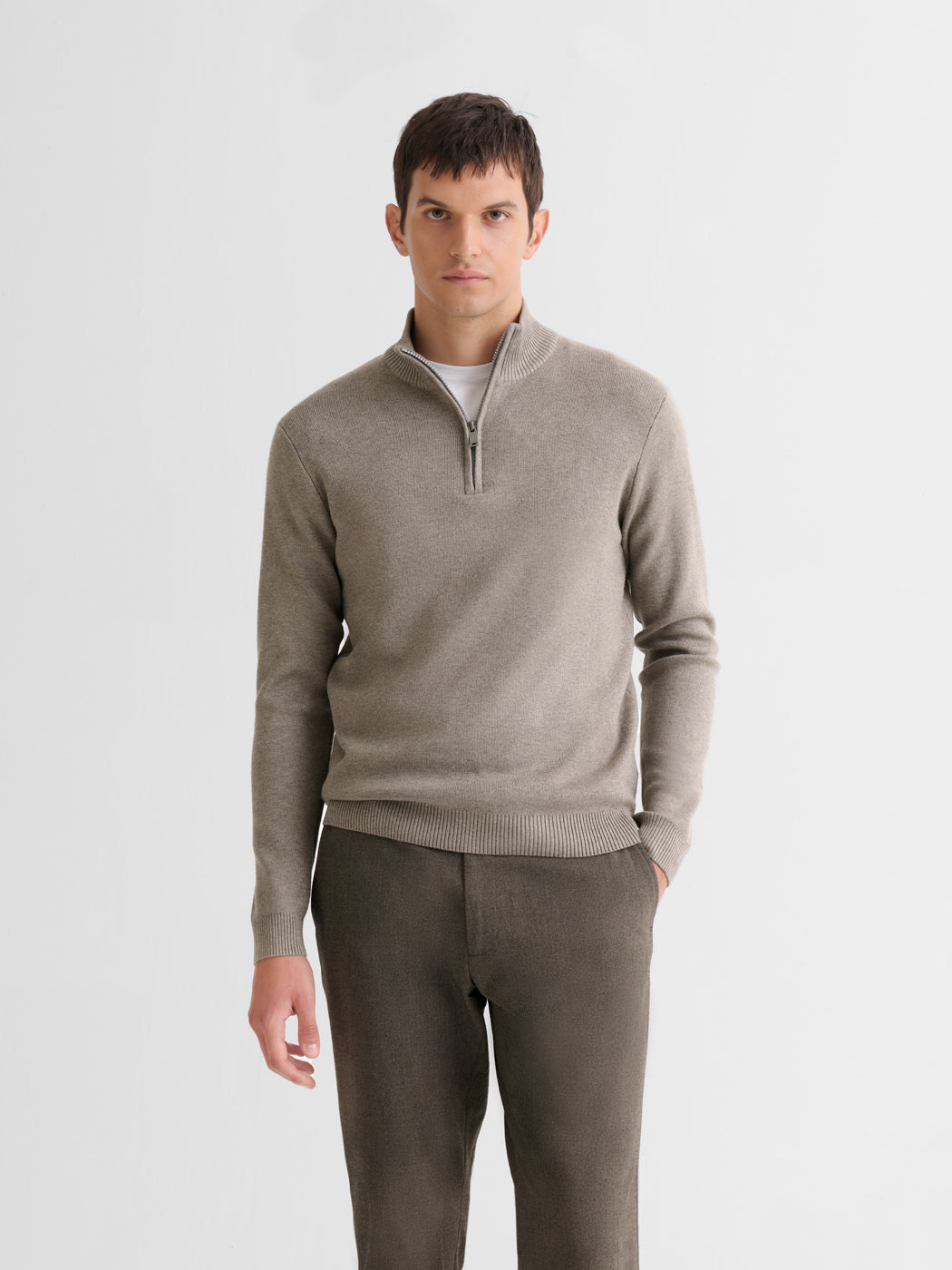 Pull col cheminée zippé - Devred - Modalova