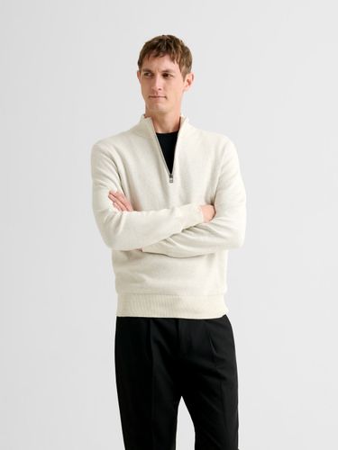 Pull zippé en coton cachemire - Devred - Modalova