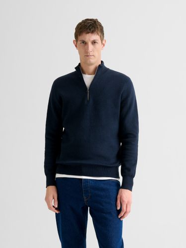Pull zippé en coton cachemire - Devred - Modalova