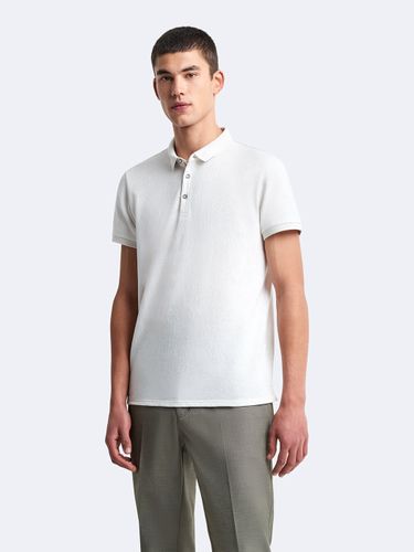 Polo manches courtes en coton à motif - Devred - Modalova