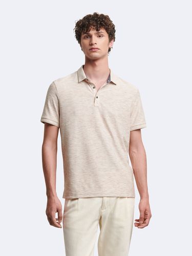 Polo manches courtes en coton jacquard - Devred - Modalova