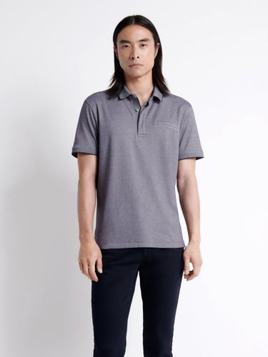 Polo manches courtes faux-uni en coton - Devred - Modalova
