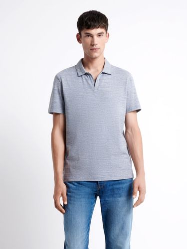 Polo manches courtes faux-uni en coton - Devred - Modalova