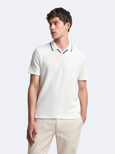 Polo manches courtes en coton col requin - Devred - Modalova