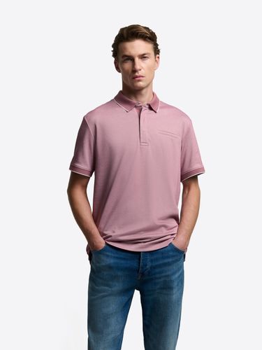Polo manches courtes faux-uni en coton - Devred - Modalova