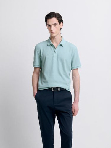 Polo col boutonné gauffré - Devred - Modalova