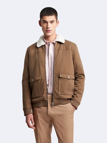 Blouson col sherpa jersey - Devred - Modalova
