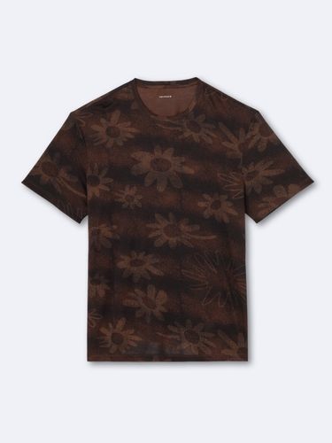 T-shirt col rond en lyocell fleuri - Devred - Modalova