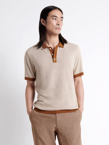 Polo maille col boutonné en coton - Devred - Modalova
