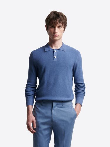 Pull polo col boutonné viscose certifiée - Devred - Modalova