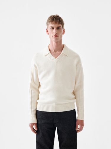 Pull double col polo ouvert - L'atelier - Devred - Modalova