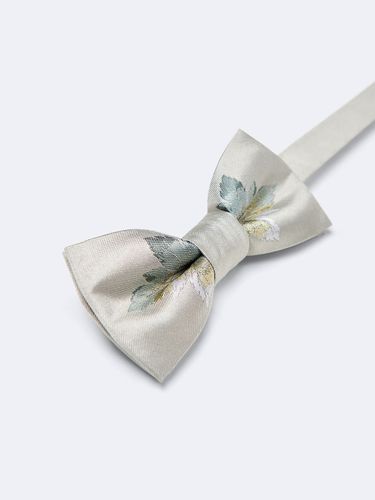 Noeud papillon en soie mélangée fleuri - Devred - Modalova