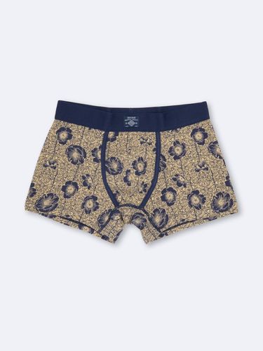 Boxer fleuri en coton élasthanne - Devred - Modalova