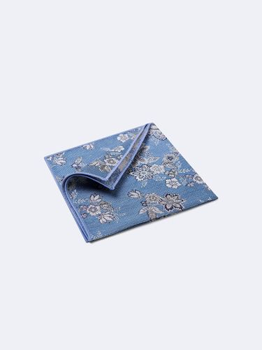Pochette en soie mélangée fleurie - Devred - Modalova