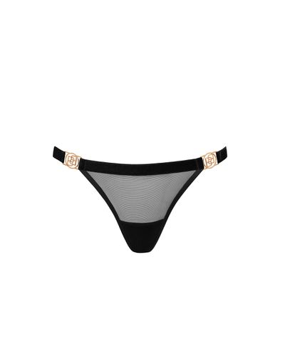 Thalia Open-Back Panty Black – Bluebella - US