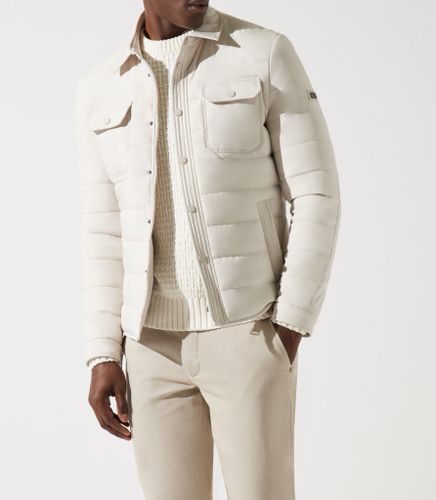Blouson surchemise matelassé écru MALAGA - IZAC - Modalova