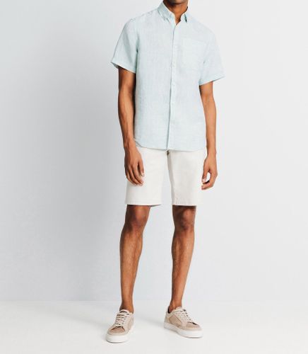 Chemise casual en lin clair - IZAC - Modalova