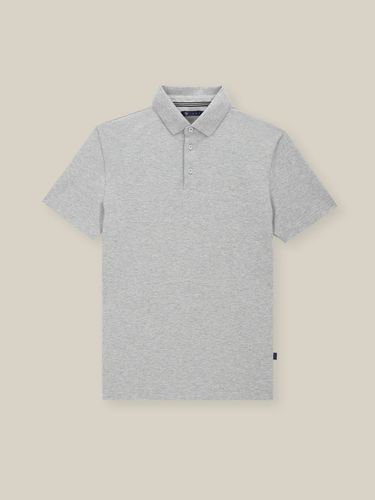 Polo boutonné piqué chine - IZAC - Modalova